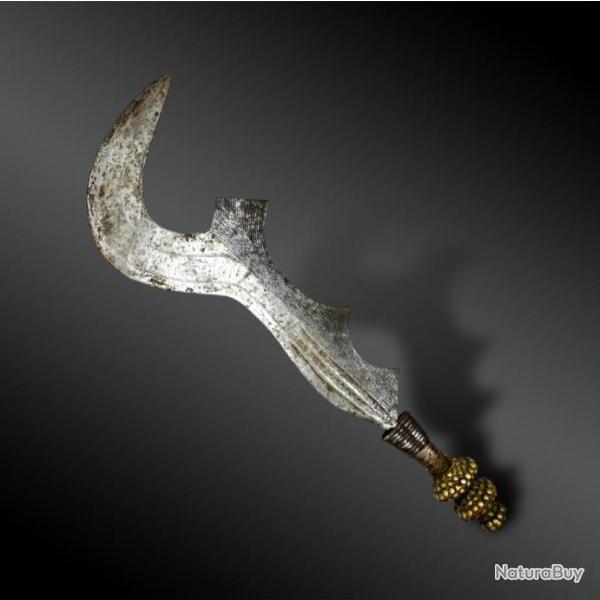 COUTEAU de JET ou FAUCILLE Ngulu - Culture Ngombe, Rpublique dmocratique du Congo - Vers 1900