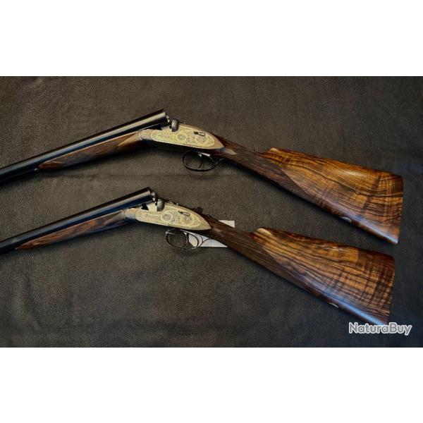 Magnifique paire de Guichard / Granger platines Cal. 16