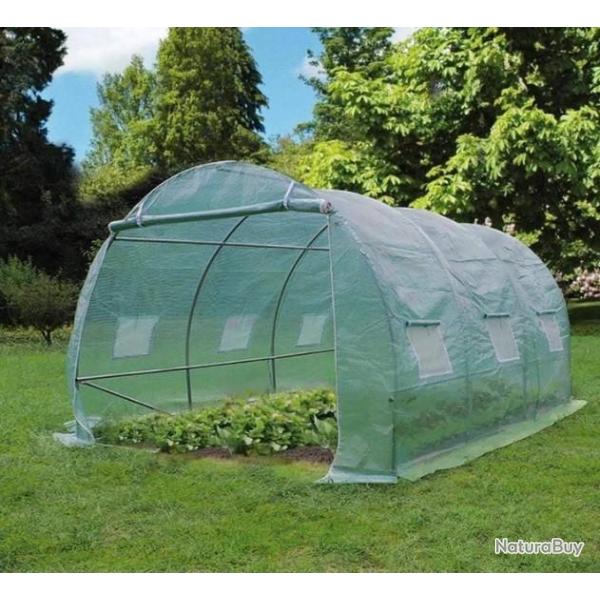 Serre jardin 9m� 3x3x2m verte Serre potager Serre maraich�re serre tunnel cielterre-commerce
