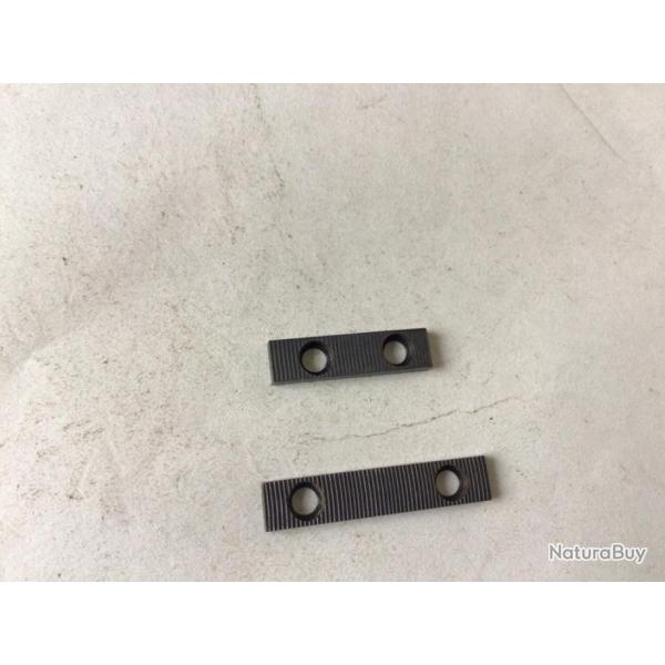 VENDU PAR LE-CUIRASSIER N14 PAIRE DE CALES REAJUSTAGE RSERVE BANDE FUSIL/CARABINE EXPRESS