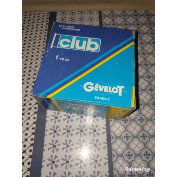 Collector et introuvable boite de 25 Gevelot club