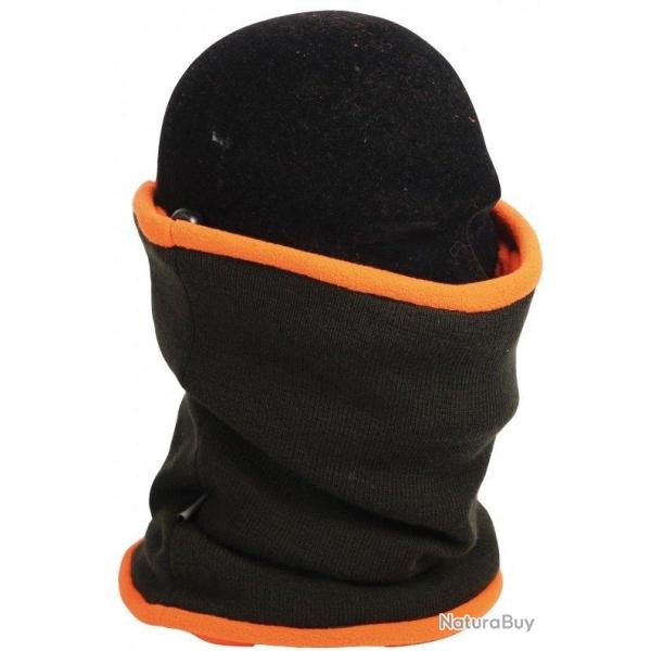 Tour de cou polaire r�versible vert / orange SOMLYS