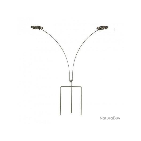 Tr�pied de sol � double palette pour palombe