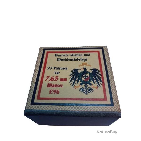 7,63 mm Mauser C96: Reproduction boite cartouches (vide) DWM 11367810
