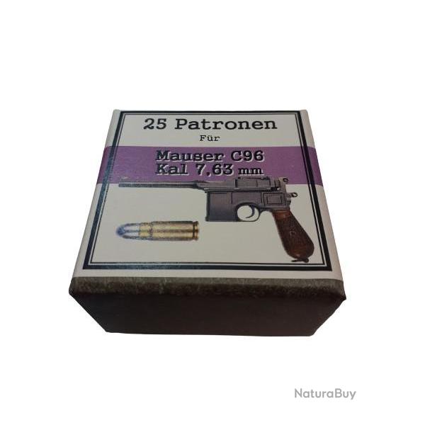 7,63 mm Mauser C96: Reproduction boite cartouches (vide) DWM 11367831