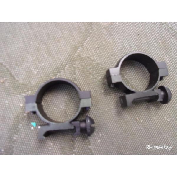 montage lunette 30 mm  rail 21 mm   bas