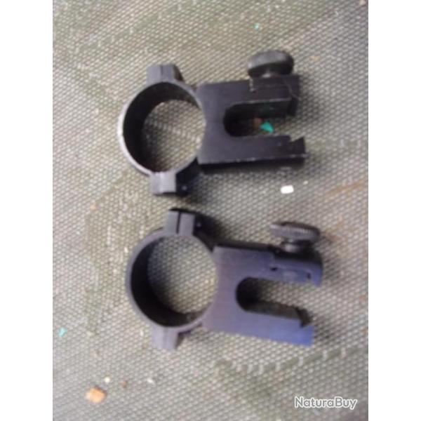 montage lunette 1 pouce 11 mm haut