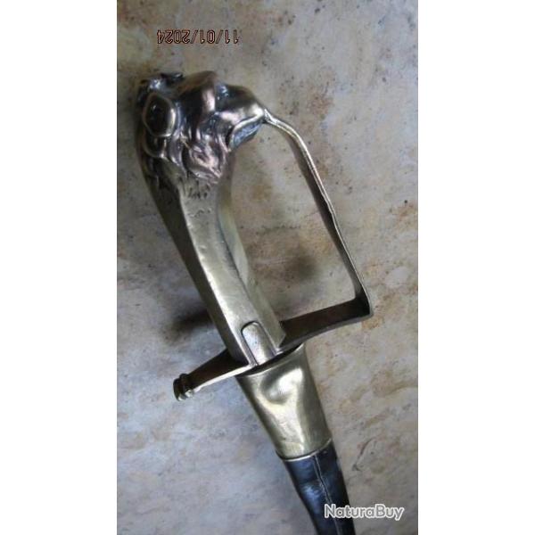 SABRE briquet Infanterie compagnies d'Elite t�te lion Ancien r�gime R�volutionnaire