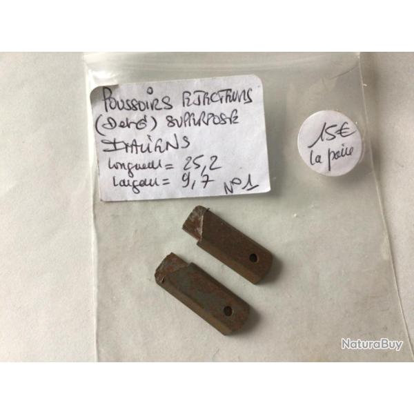 VENDU PAR LE-CUIRASSIER N�1 PAIRE DE POUSSOIR �JECTION SUPERPOS� ITALIEN ET AUTRES