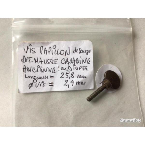 VENDU PAR LE-CUIRASSIER VIS PAPILLON DE SERRAGE HAUSSE OU DIOPTRE ANCIEN