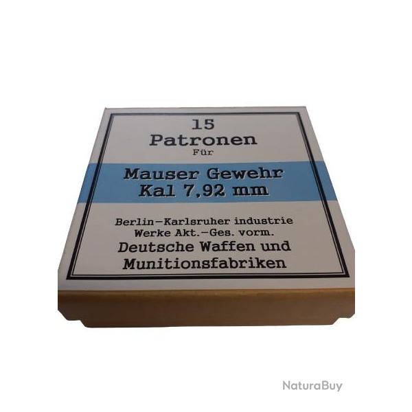 7,92 mm Mauser G98: Reproduction boite cartouches (Vide) DWM 11369686