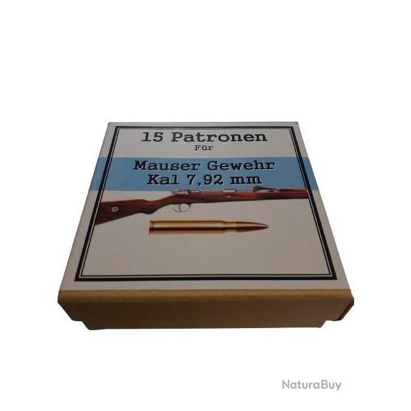 7,92 mm Mauser G98: Reproduction boite cartouches (vide) DWM 11369714