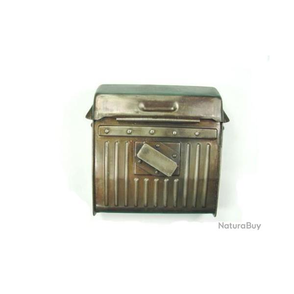 Rare boite pour cartouches de fusil Antichar Allemand PANZERBUCHSE 39/45
