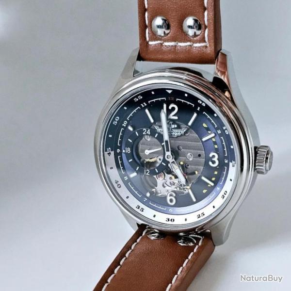 Montre P-51 Mustang �dition limit�e Cadran Bleu marine