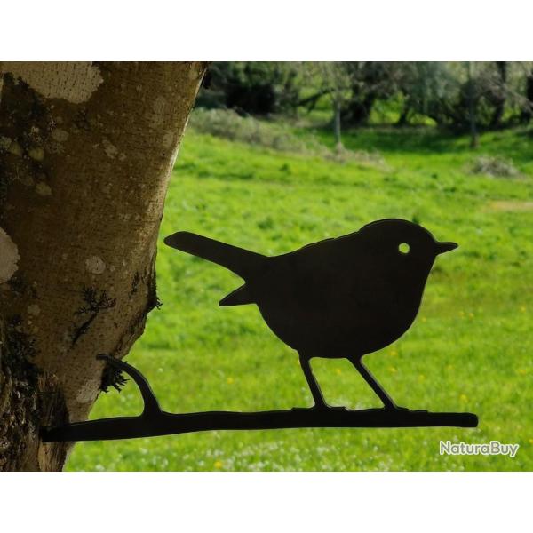 Silhouette m�tallique Rouge-gorge