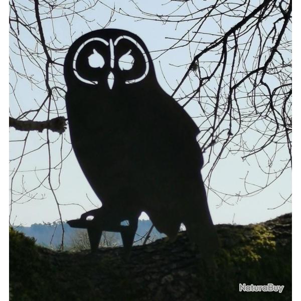 Silhouette m�tallique Hulotte