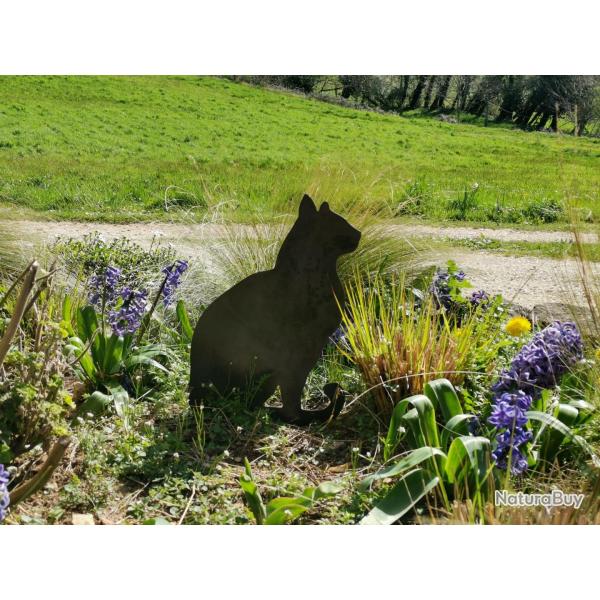 Silhouette m�tallique Chat