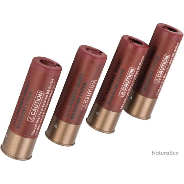 Cartouche Pompe (Pack de 4) - Rouge (AGM)