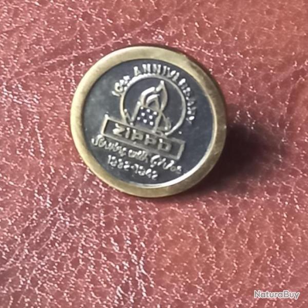 PINS BRIQUET ZIPPO 10 TH ANNIVERSARY 1932-1942