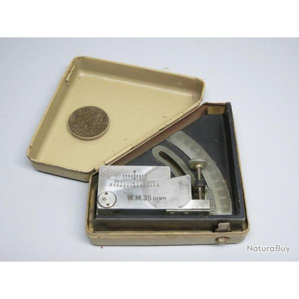 Niveau artillerie Allemand WM 35 avec sa boite et cl