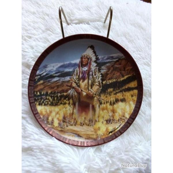 ASSIETTE M�DAILLE FRANKLIN  WASHAKIEwestern indien