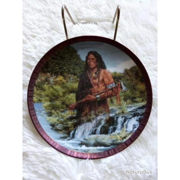 ASSIETTE M�DAILLE FRANKLIN TECUMSEHWestern indien