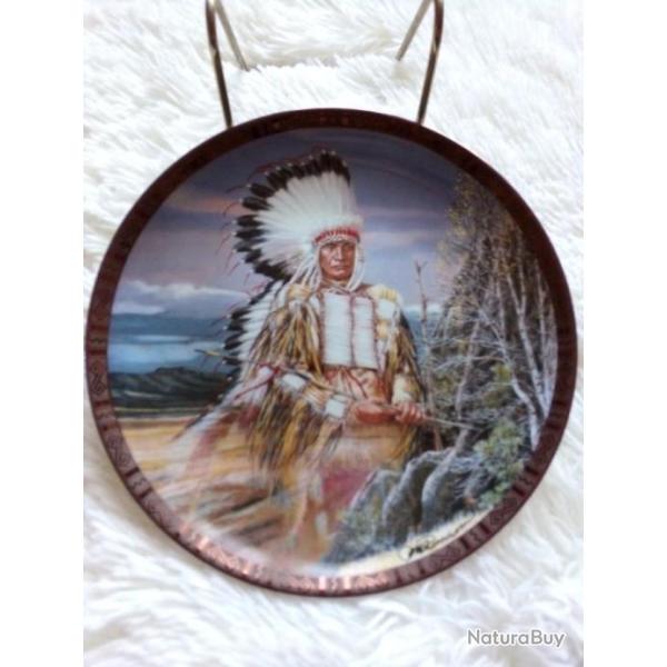 ASSIETTE M�DAILLE FRANKLIN RED CLOUDwestern indien
