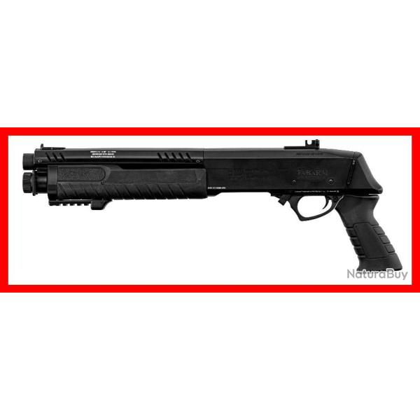 REPLIQUE FUSIL A POMPE FABARM STF12 SHORT INITIAL NOIR GAZ