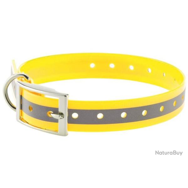 Collier jaune fluo pour chien - Country