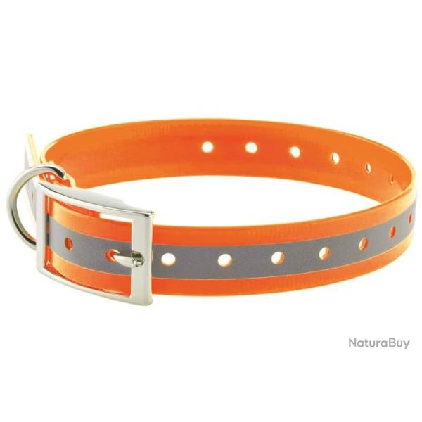 Collier orange fluo pour chien - Country
