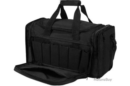 Poche Porte-magazines Tactique – Double Pistolet 9mm – Nylon Noir – OWB