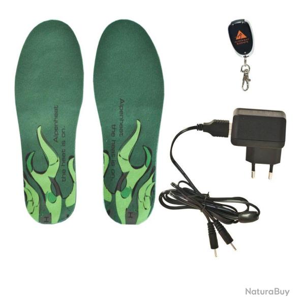 ALPENHEAT Semelles Chauffants "WIRELESS HOTSOLE" t�l�commande L/XL
