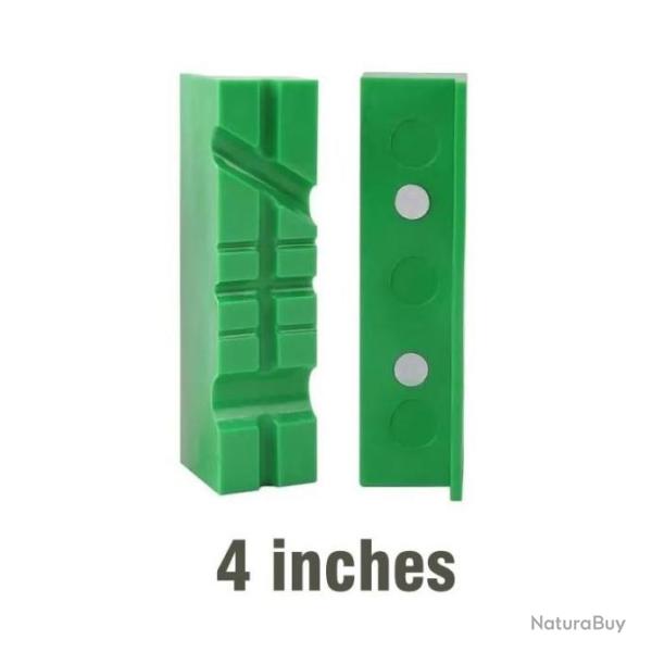 Mchoire d'tau en caoutchouc aimant pour armes - 4 pouces