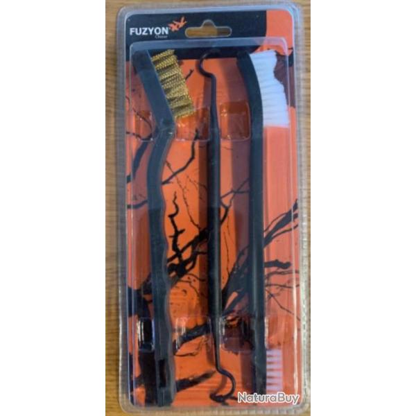 KIT DE NETTOYAGE 3 ELEMENTS BROSSE ET CURAGE