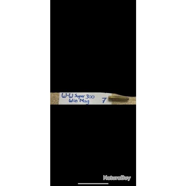 Douilles vides 300 Win Mag