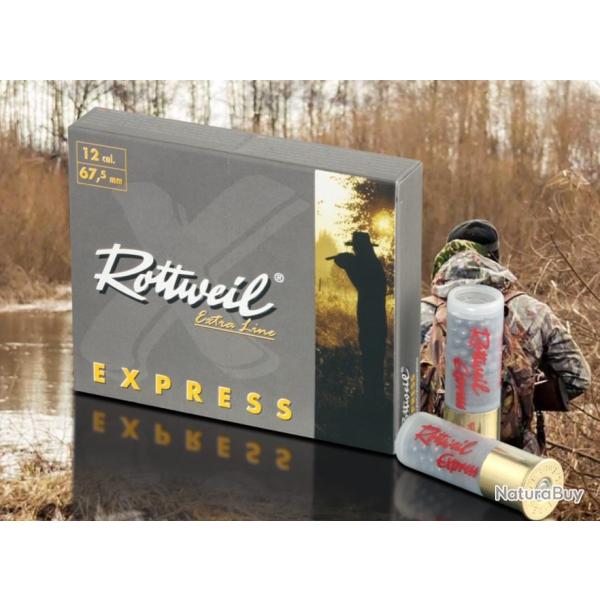 Rottweil express Cal.12/67,5 - 12 grains  / 10 cartouches