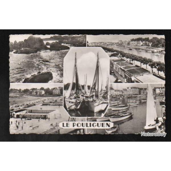 le pouliguen multivues situes carte postale semi moderne