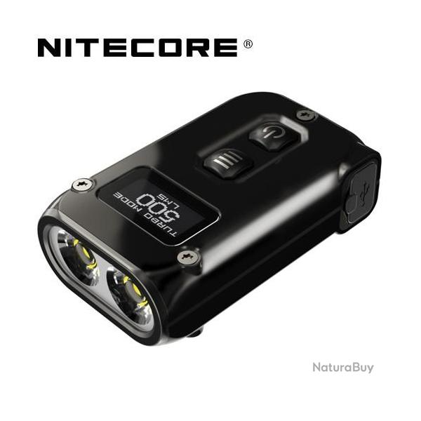 Lampe Torche Titane Nitecore Tini 2 SS - 500Lumens rechargeable �cran Oled