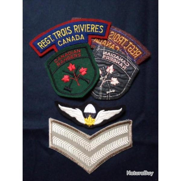 LOT DIVERS �CUSSONS MILITAIRE CANADIEN