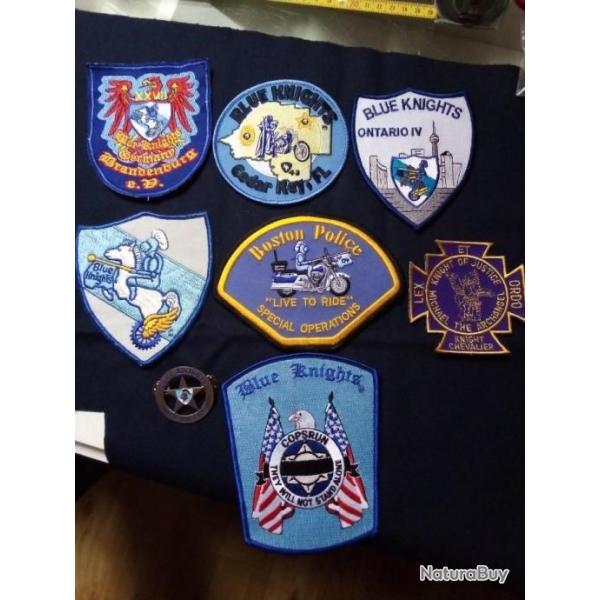 �CUSSONS BLUE KNIGHT CLUB MOTO DE LA POLICE