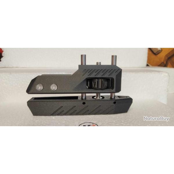 RUGER RPR - Bag Rider - CUSTOM V3- TIGE INOX (Support de sac) Ruger Rimfire rail picatinny