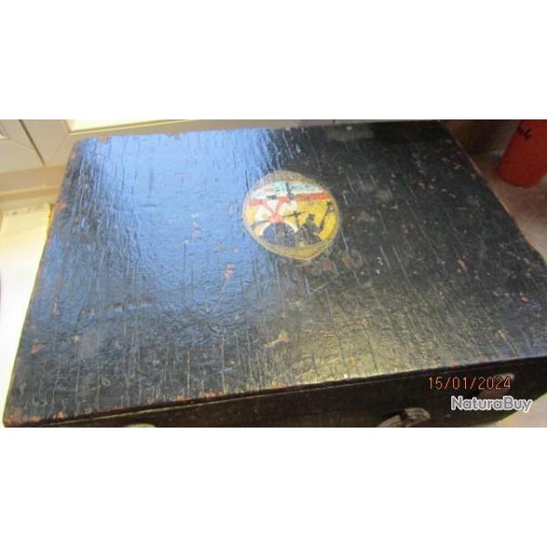 valise permissionnaire cavalier 4� Spahis Marocains Maroc Fez MDL mar�chal des logis +pin-up ABC