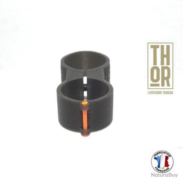 Guidon Baby Bretton calibre 16  fibre optique rouge 1.5mm - Viseur collier