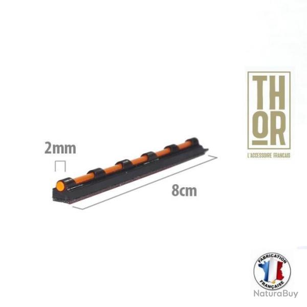 Guidon fluo rouge universel - superpos� juxta pompe semi-auto - viseur 8cm 2mm