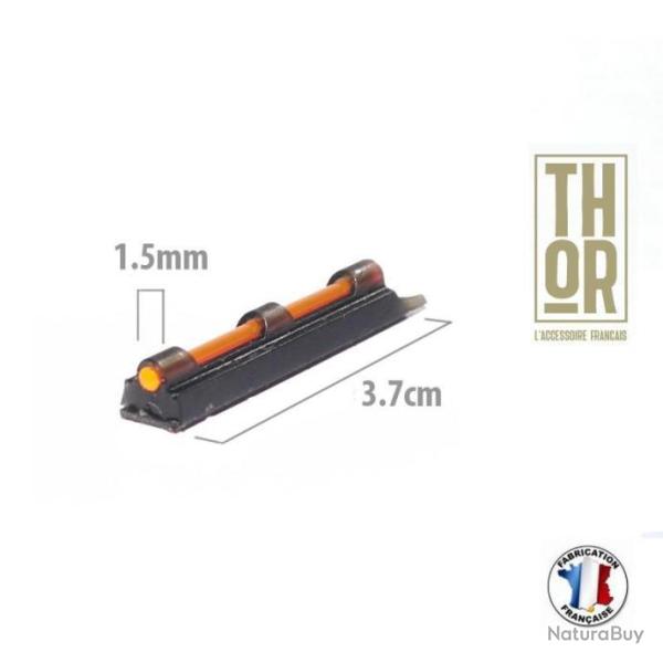 Guidon fluo rouge universel - superpos� juxta pompe semi-auto - viseur 4cm 1.5mm