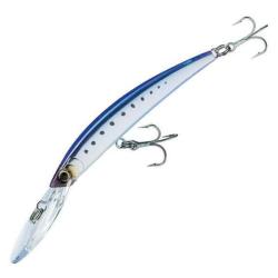 Yo-zuri Crystal Minnow Deep Diver 13cm -hiw Sardine Dos Bleu