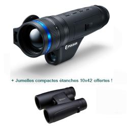 PULSAR TELOS LRF XP50 - Monoculaire thermique avec t&eacute;l&eacute;m&egrave;tre laser + Jumelles 10x42 offertes !