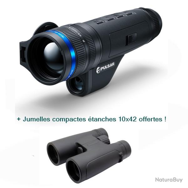 PULSAR TELOS LRF XP50 - Monoculaire thermique avec tlmtre laser + Jumelles 10x42 offertes !