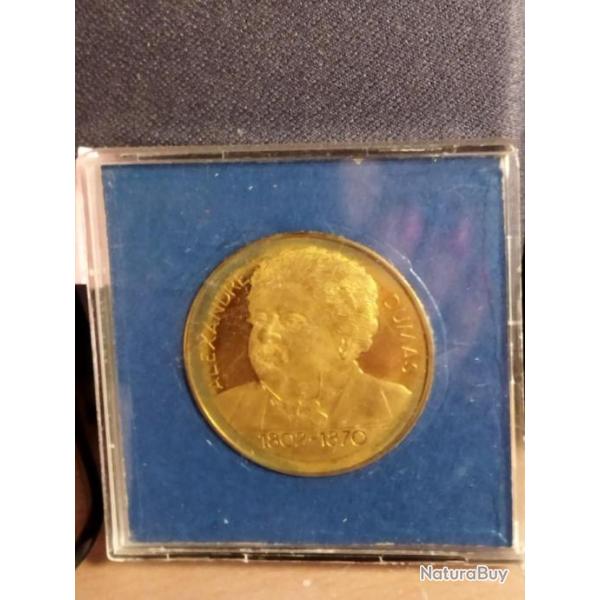 M�daille comm�morative Alexandre Dumas