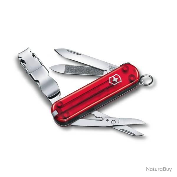 0.6463 Couteaux suisse Victorinox Nail Clip 580 translucide